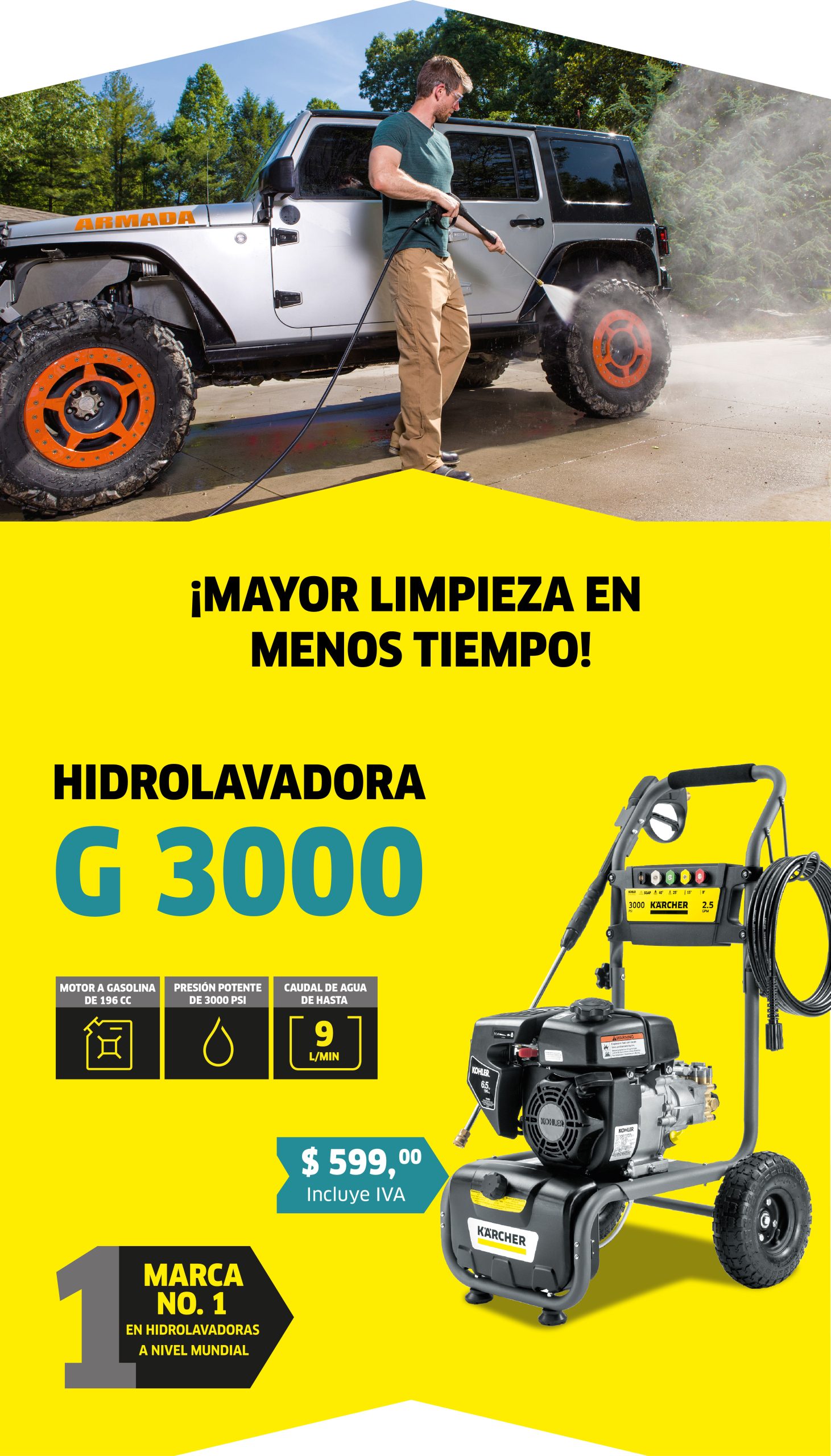 HIDROLAVADORA G3000-03